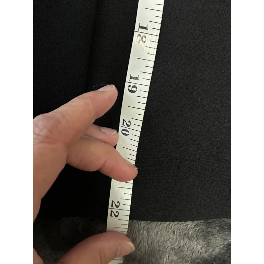 J.Crew Black Pleated Front Pencil Skirt Size 2 A2981 Office Professional Lined